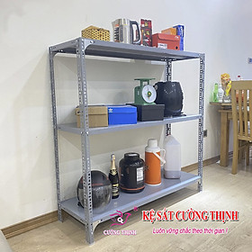 Kệ sắt Mini 3 Tầng | Cao 120cm x Dài 100cm x Rộng 40cm