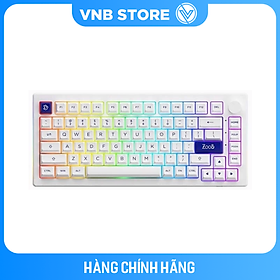 Mua Bàn phím cơ AKKO 5075B Plus Blue on White (Multi-modes / RGB / Hotswap / Gasket mount) - Hàng chính hãng lỗi 1 đổi 1 trong 12 tháng