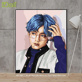 Tranh tô màu số hóa thần tượng BTS V TT001