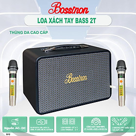 Loa karaoke xách tay mini Bossinon S12 Công suất 180W - HÀNG CHÍNH HÃNG