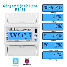 Mua Công Tơ 1 Pha 6 Thông Số 80A Modbus RS485 (Hỗ Trợ Homeassistant)