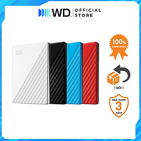 Ổ cứng di động HDD WD My Passport dung lượng 6TB USB 3.2 Gen 1 tương thích Windows và Mac hàng chính hãng