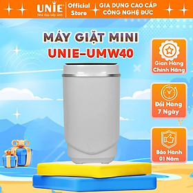 Mua Máy giặt mini Unie UMW40 Công suất 240w giặt vắt hiệu quả Công nghệ diệt khuẩn cao cấp Blue Ag nhỏ gọn dễ lắp đặt dễ dàng thêm quần áo trong quá trình giặt  Hàng Chính Hãng