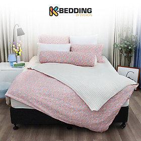 Bộ ga giường K-Bedding KMTP303 chất liệu Microtencel mềm mại, thoáng mát (KHÔNG BAO GỒM CHĂN) - 1m6x2m