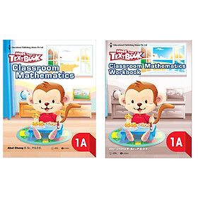 Combo MORE THAN A TEXTBOOK 1A: Classroom Mathematics 1A + Workbook 1A (Bộ 2 cuốn sách Giáo khoa Toán Singapore/ Tặng kèm Bookmark Happy Life)