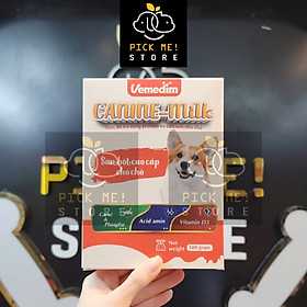 Sữa Bột cho Chó Vemedim Canine Milk Giúp Tăng Cường Hệ Miễn Dịch - Gói 100g