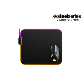 Bàn di chuột SteelSeries QcK Prism Cloth M RGB - Hàng Chính Hãng