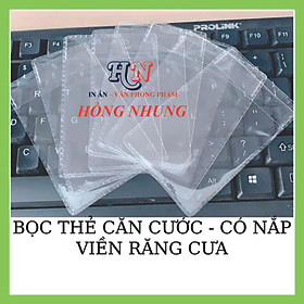Bao Bọc Thẻ Căn Cước, Thẻ ATM, Bằng Lái Xe, Các Loại Thẻ PET - CÓ NẮP, TRONG SUỐT