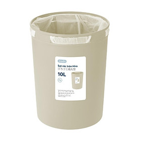 Mua Thùng rác mini - thông minh nhựa tròn 5 10 15L inochi chính hãng làm sọt rác văn phòng  khách sạn  gia đình SR5-10-15