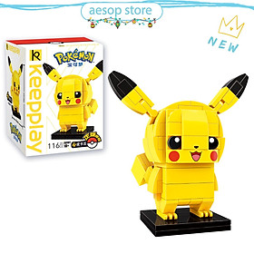 Đồ chơi lắp ráp Mô hình Pikachu QMAN A0101