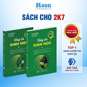 Sách lớp 12 chương trình mới: tổng ôn Toán, Lý, Hoá, Sinh, Văn, Sử, Địa ôn thi thpt quốc gia, đgnl Moonbook