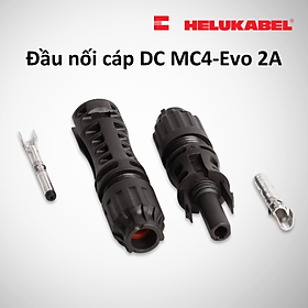 Đầu kết nối cáp DC HELUKABEL PV Connectors MC4-Evo 2A | 1 cặp Male & Female/ bộ