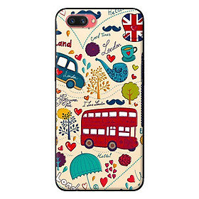Ốp in cho Oppo A3s Họa Tiết Xe Buýt - Hàng chính hãng