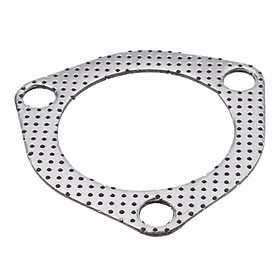 High Quality Car Triangle 3 Bolt High Temperature Exhaust Gasket 2.5 inch