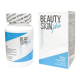 Thực phẩm chức năng Viên uống trị nám, trắng da, chống nắng Beauty Skin Plus USA (60 viên)