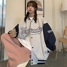Áo khoác bóng chày form rộng vải dù cao cấp IN TORIC Áo bomber thời trang Hàn Quốc dáng Unisex nam nữ