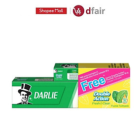 Mua Kem Đánh Răng Ông Già Darlie Ngừa Sâu Răng DOUBLE ACTION 225g Tặng Tuýp Cùng Loại 50g