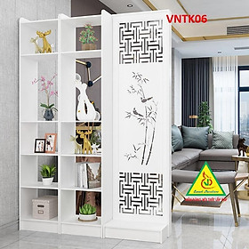 Vách ngăn phòng khách nhà bếp - Vách ngăn liền kệ VNTK06 - Nội thất lắp ráp Viendong Adv