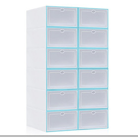 COMBO 6 HỘP NHỰA ĐỰNG GIÀY DÉP SANG TRỌNG - CỨNG CÁP - CHỐNG BỤI - CHỐNG ẨM MỐC - UY TÍN - CHẤT LƯỢNG NHẤT THỊ TRƯỜNG VIỆT NAM (Thay thế kệ giày, kệ dép)