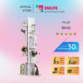 Mua Giá sách gỗ công nghiệp đẹp SMLIFE Bing