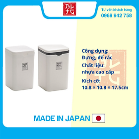 Bộ 2 thùng đựng rác mini bằng nhựa cao cấp an toàn tuyệt đối - Hàng Nhật nội địa