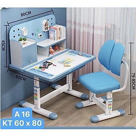 Mua bộ bàn ghế học sinh chống gù chống cận A16  bàn ghế thông minh cho bé có thể nâng hạ độ cao