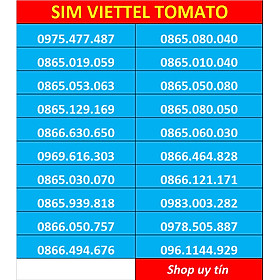Sim viettel số đẹp - Hàng chính hãng  [Mỗi số có giá khác nhau]