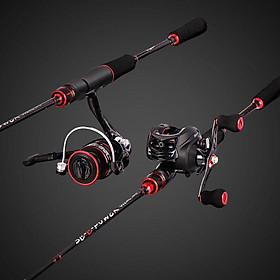 Cần Câu Máy Phiên Bản Nâng Cấp Huỳnh Phong CM02 Độ Cứng Ngọn MH Chuyên Câu Lure - Sanami Fishing - Máy đứng,2m4