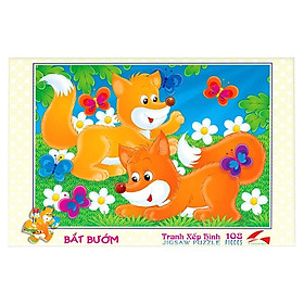 Tranh Xếp Hình 108 Mảnh - Bắt Bướm 108-061