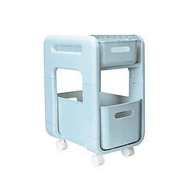 Mua Kệ Để Đồ Đa Năng 2 Tầng Có Bánh Xe Di Chuyển Tiện Lợi