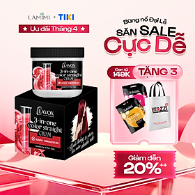 Kem Duỗi Màu Keratin 3-In-One Lavox Online Shopping – Đỏ Măng Cụt