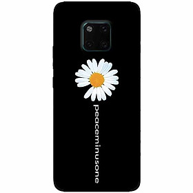 Ốp lưng in cho Huawei Mate 20 Pro Mẫu Cúc Chữ Dài