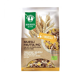 Ngũ cốc Muesli trái cây hữu cơ 750g ProBios Organic Muesli Extra Fruit