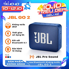Loa Bluetooth JBL Go 2 - Hàng Chính Hãng