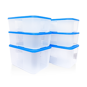 Bộ Hộp Đựng Thực Phẩm Tupperware Trữ Đông Gen I Medium 2.3L & 1.5L