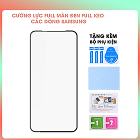 Miếng dán kính cường lực Samsung Galaxy A22 4G A32 S42 A52 A12 A02S A01 A71 A31 A41 A01 A11 4G 5G Full Màn Viền Mỏng Không Lấn Màn - Hàng Chính Hãng