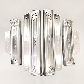 Bộ Ốp bậc, Nẹp bước chân INOX dành cho xe Mazda CX-5 2018