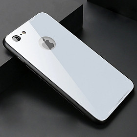 Ốp lưng chống sốc dành cho iPhone 8 lưng kính viền TPU dẻo