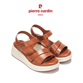 Giày Sandal Nữ Da Bò Ý Pierre Cardin - PCWFWS231  - 35 - Nâu