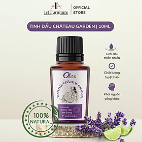 Tinh dầu xông phòng Château Garden OLEA lọ 10ml tinh dầu thiên nhiên an toàn cho sức khỏe, giúp thư giãn và ngủ ngon