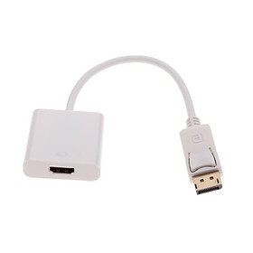DP Displayport Male to HDMI Female Cable Converter Adapter for PC HP/DELL Black