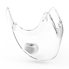 2020 Fashion Outdoor Durable Face Protection Face Shield with Respiratory Valve Transparent Full Face Mask Sport Perfect