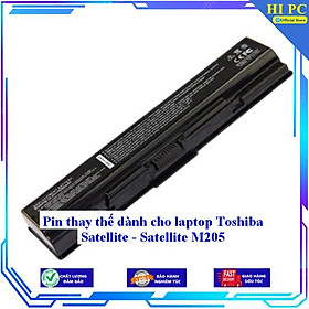 Pin thay thế dành cho laptop Toshiba Satellite - Satellite M205 - Hàng Nhập Khẩu