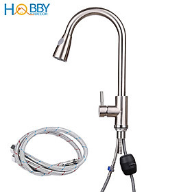 Mua Vòi rửa chén dây rút nóng lạnh 2 chế độ inox 304 Hobby Home Decor VDR1
