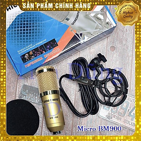 Xả kho mic thu âm BM900 kết hợp soundcard K10 và H9,V8,V10