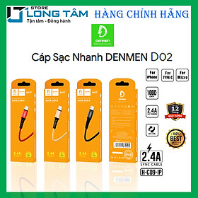 Mua Cáp Sạc Denmen D02 -Hàng chính hãng