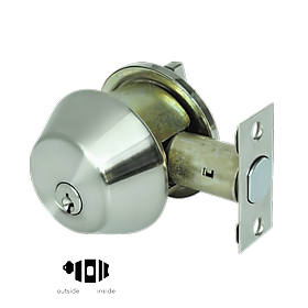 Mua Khóa Cổng  Khóa Cóc Một Đầu Chìa Một Đầu Vặn TEXXON Deadbolt B660P-630