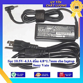 Sạc 10.5V-3.8A đầu 4.8*1.7mm laptop cho Sony Vaio - Hàng Nhập Khẩu New Seal