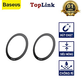 Vòng Kim Loại Baseus Metal Ring cho Điện Thoại ( Bộ 2 miếng Dùng cho phụ kiện) - Hàng Chính Hãng