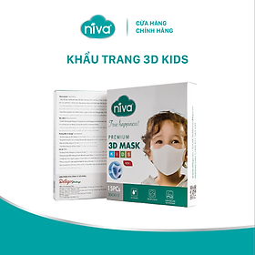 Hộp 15 chiếc khẩu trang Niva 3D Trẻ em 1-6 tuổi